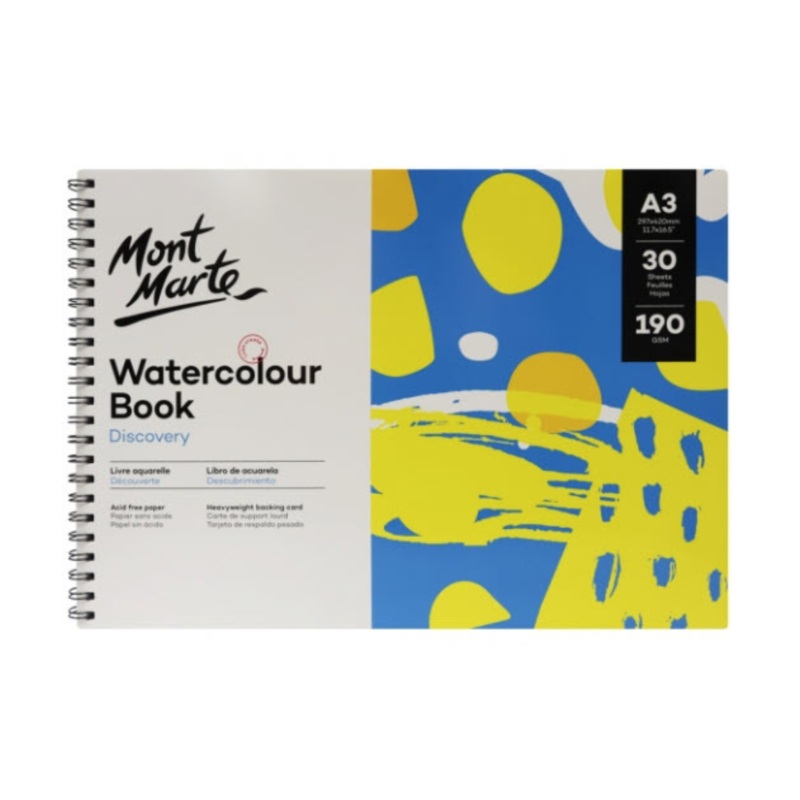 MM Discovery Watercolour Book 190gsm