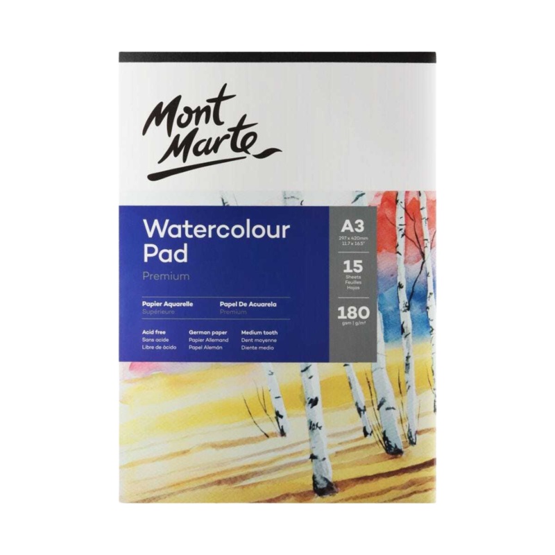 Mont Marte A3 Watercolour Pad