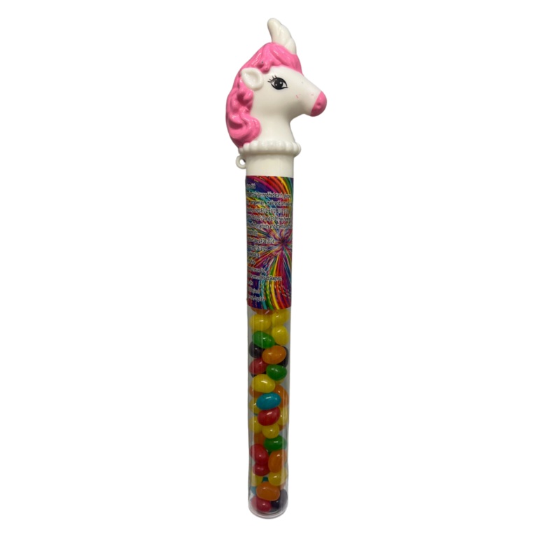 Unicorn Stick with Jelly beans Pink 55G