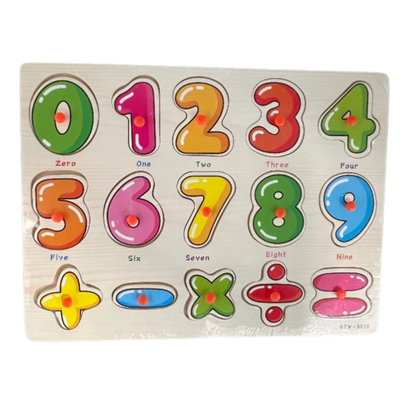 Wooden Numbers Puzzle