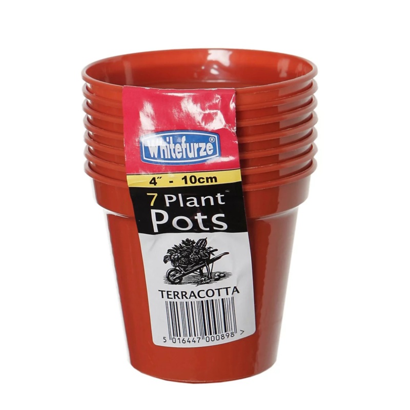 4-Inch Plant Pots  Pack of 7