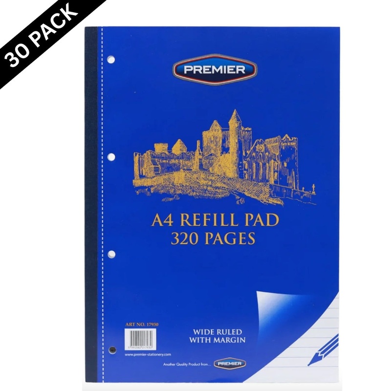 A4 Side-Bound Refill Pads 320 Pages ( Box of 30 )