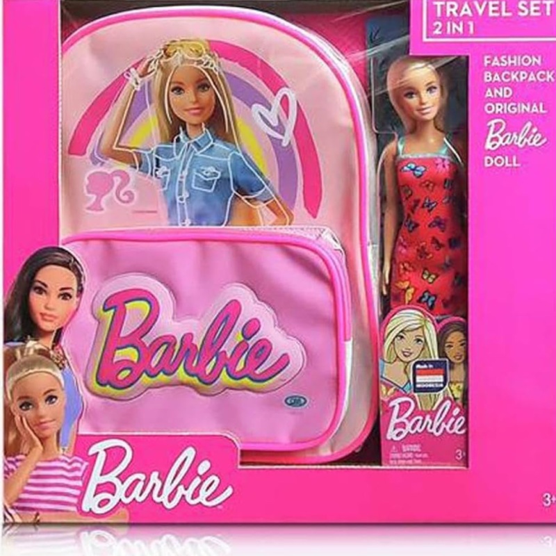 Barbie Backpack & Doll Set