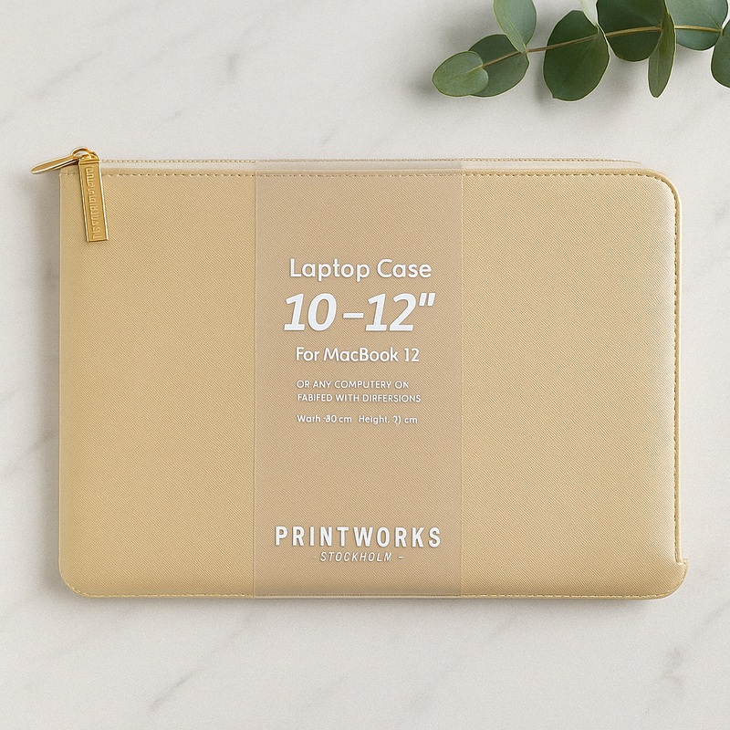 Beige 1012" Laptop Case