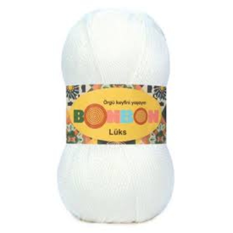 Bonbon Luks White Yarn