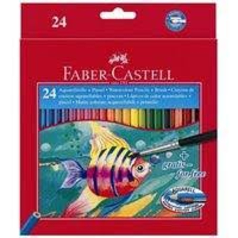 Box of 24 Water-Soluble Color Pencils