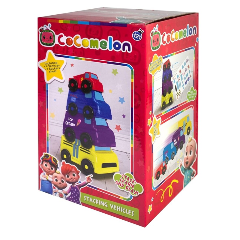 Cocomelon Fun Stacking Vehicles