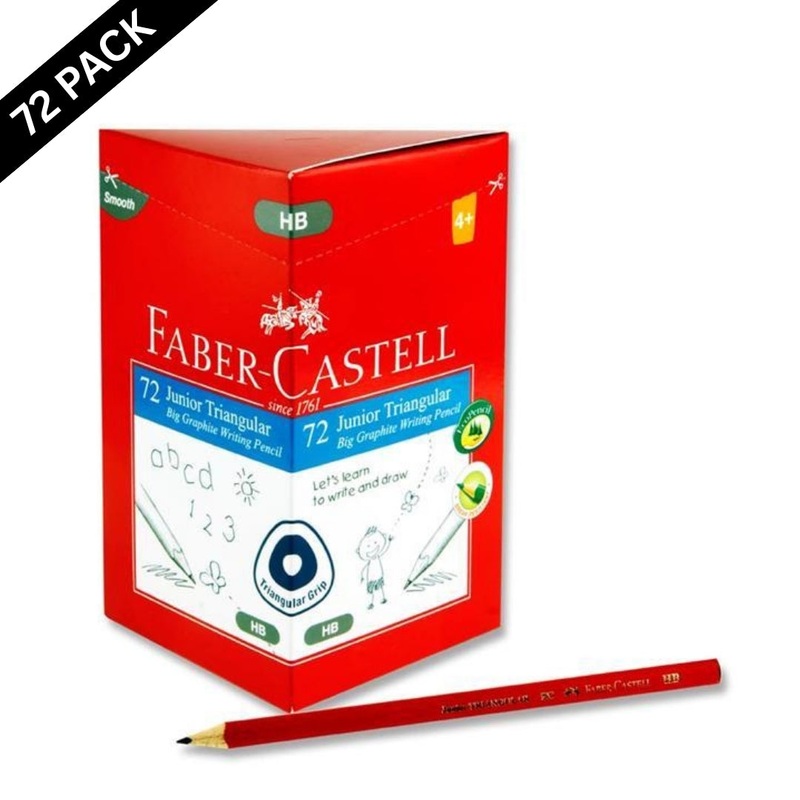 Faber-Castell Junior Grip Triangular Pencils ( Box of 72 )