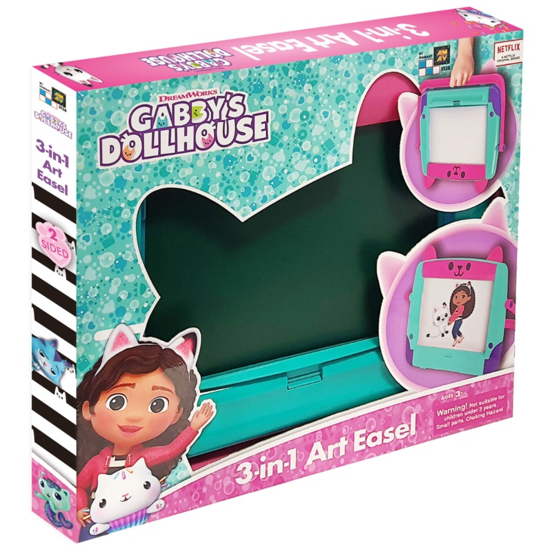 Gabby's Dollhouse 3-in-1 Art Easel