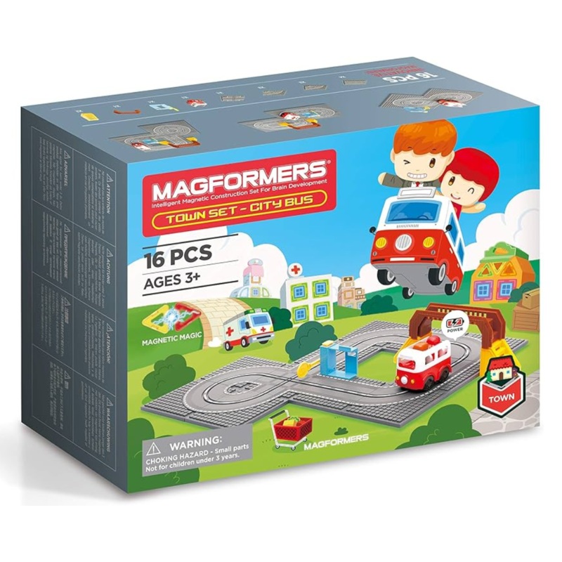 Magformers Town Set City Bus