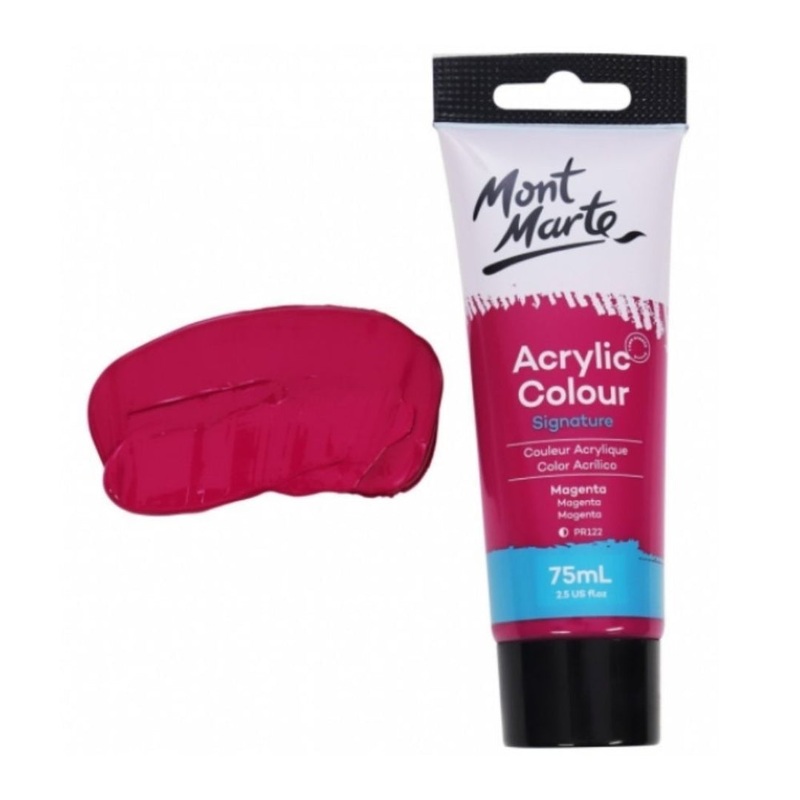 Mont Marte 75ml Acrylic Paint - Magenta