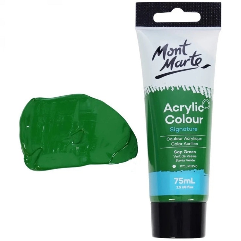 Mont Marte 75ml Acrylic Paint - Sap Green