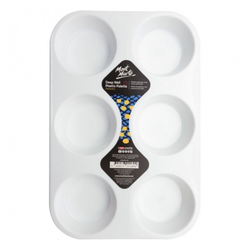 Mont Marte Deep Well Plastic Palette