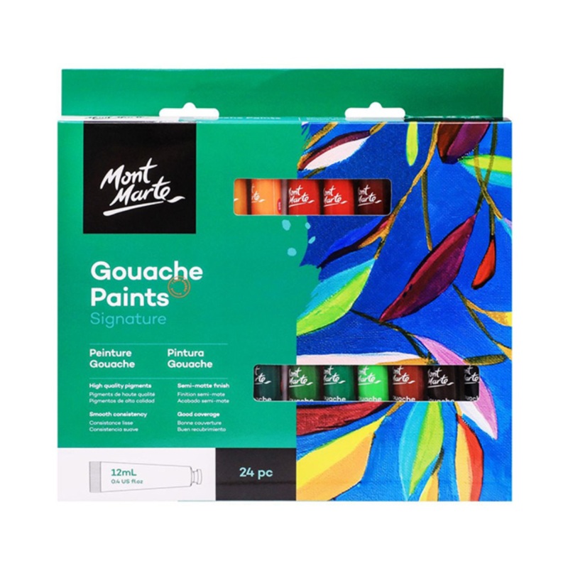 Mont Marte Gouache Paint Set 24pc