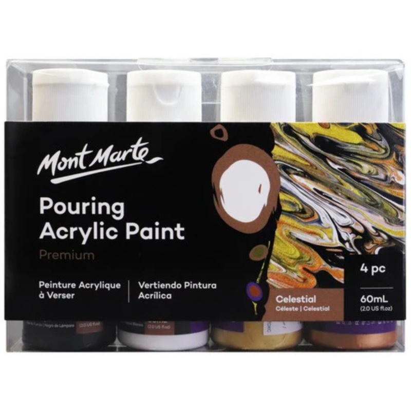 Mont Marte Pouring Acrylic Paint Set - Celestial