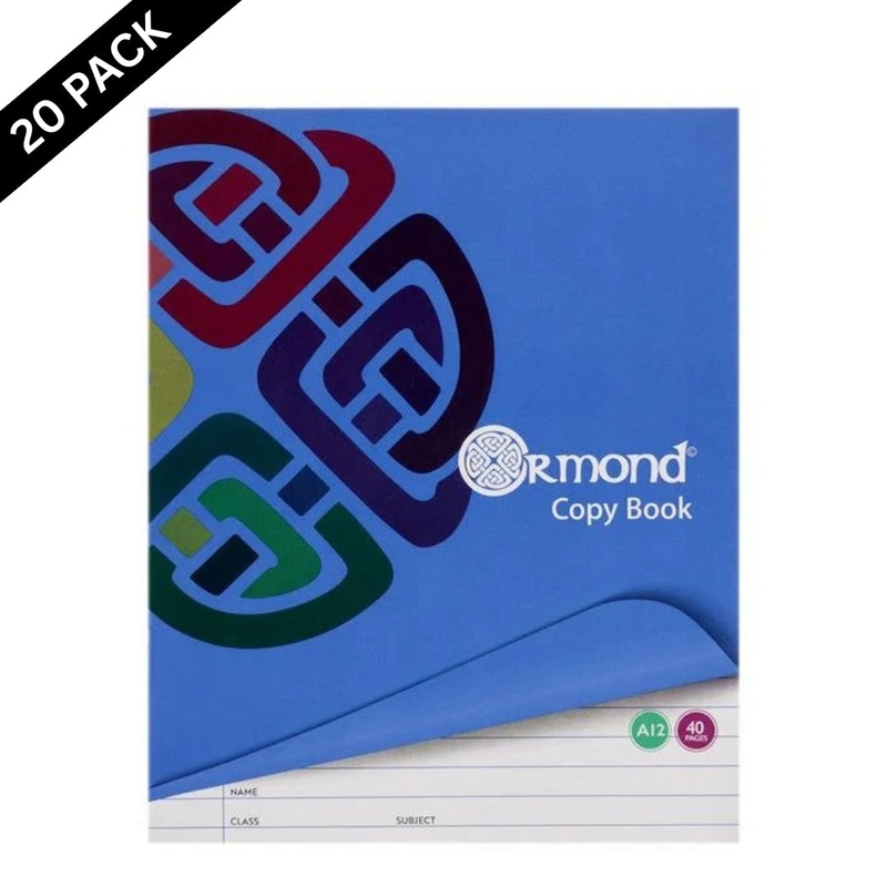 Ormond A12 Exercise Copy Books 40 Pages( 20 Pack )