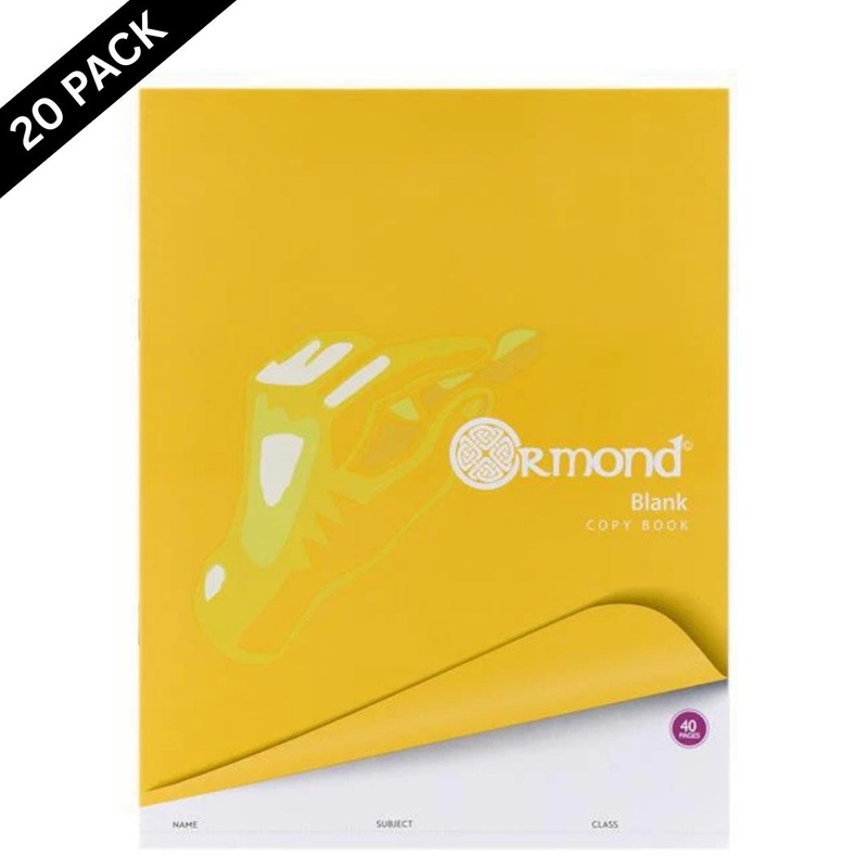 Ormond Blank Copy Books 40 Pages ( 20 Pack )