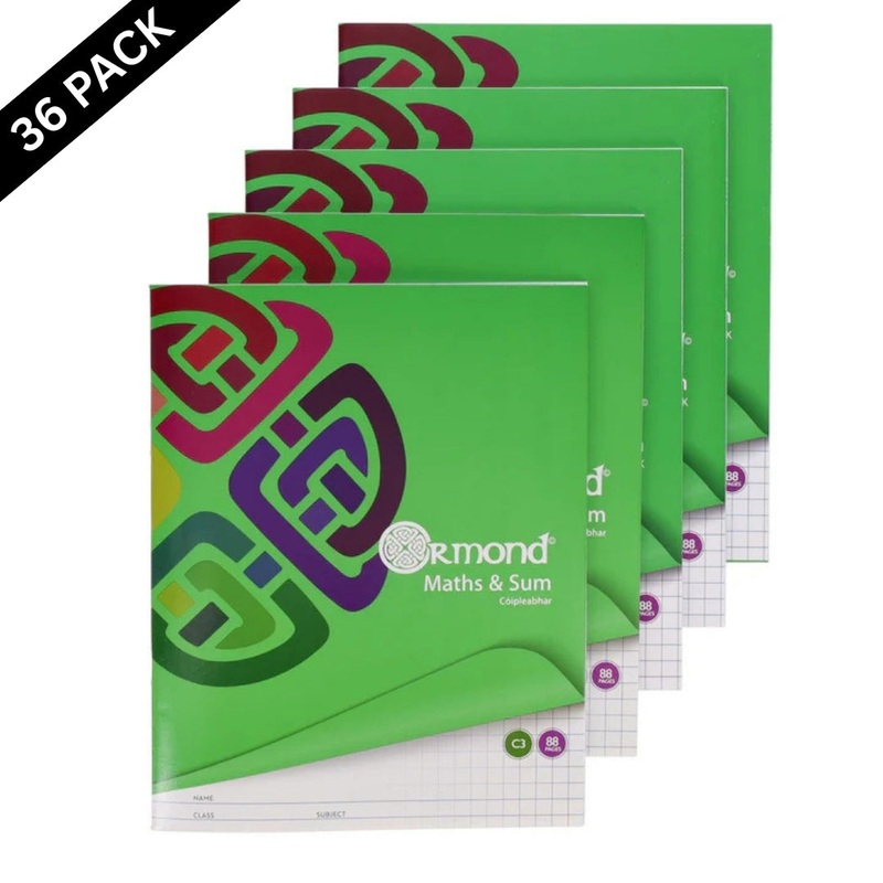 Ormond C3 Sum Copy Books 88 Pages ( 36 Pack )