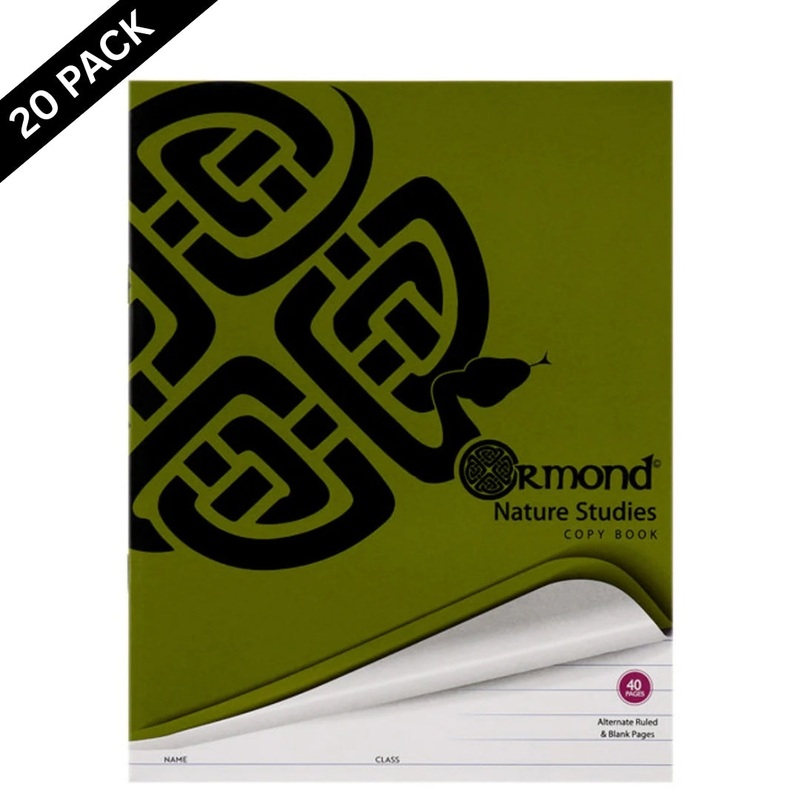 Ormond Nature Study Copy Books 40 Pages ( 20 Pack )