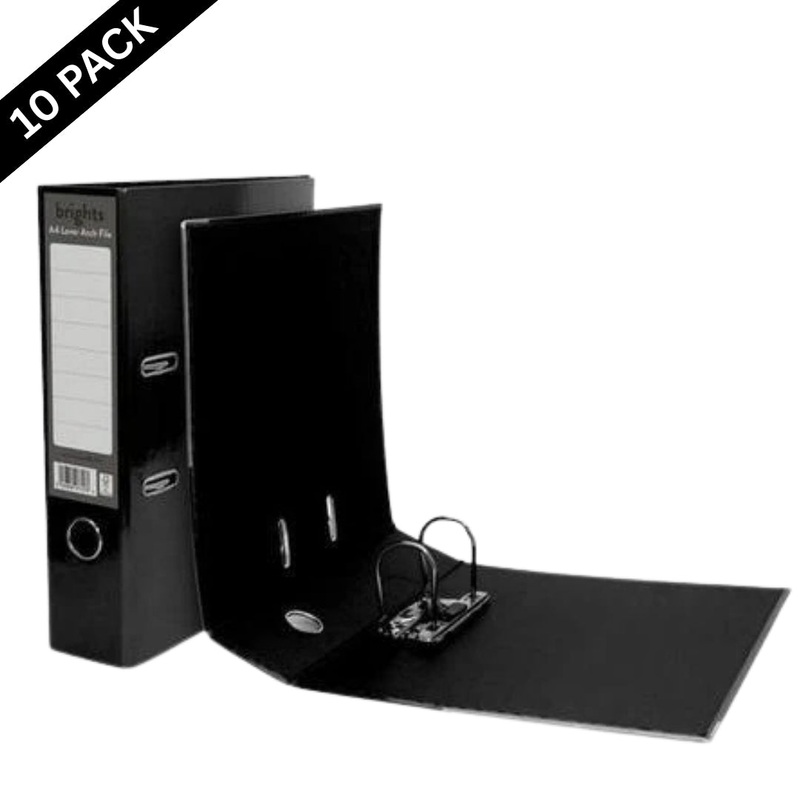 Pukka A4 Lever Arch File  Black Brights ( Box of 10 )