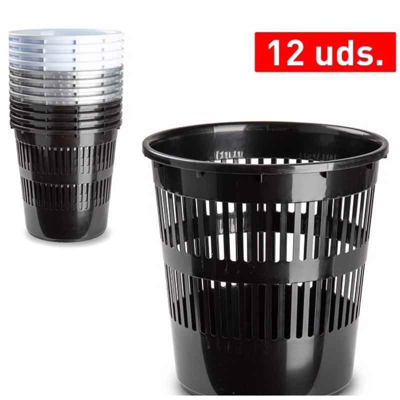 Round Waste Bin  Assorted Colours (BPN)