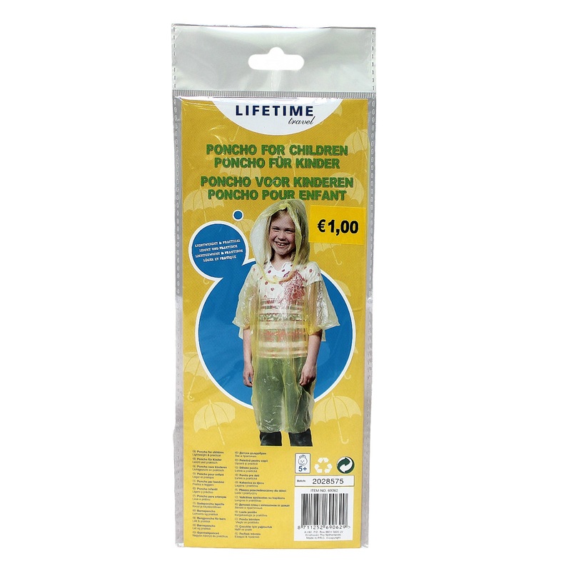Adult Disposable Poncho