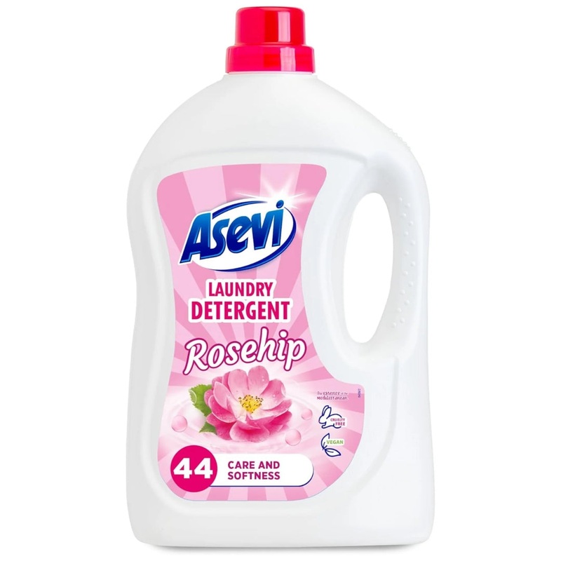 Asevi Rosehip Laundry Detergent 44 Washes  2.376L