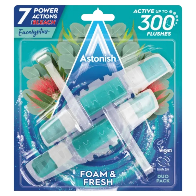 Astonish Foam & Fresh Eucalyptus 2x40g