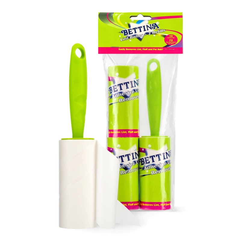 Bettina Adhesive Lint Roller with 2 Refills