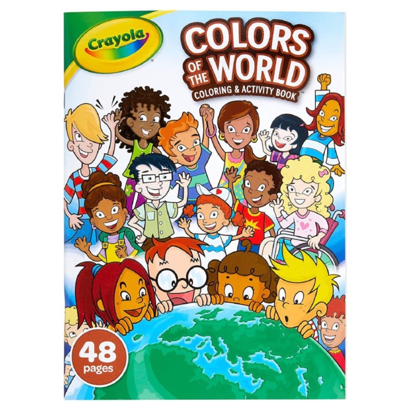 Crayola Colors of the World Coloring Book  48 Pages