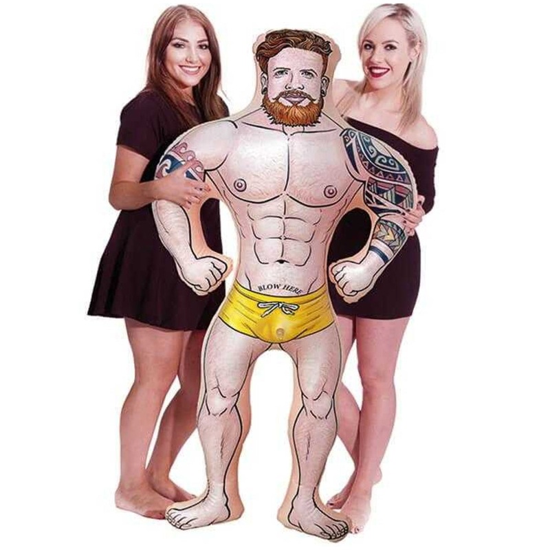 Eddy the Hunk 5ft Inflatable Blow-Up Doll