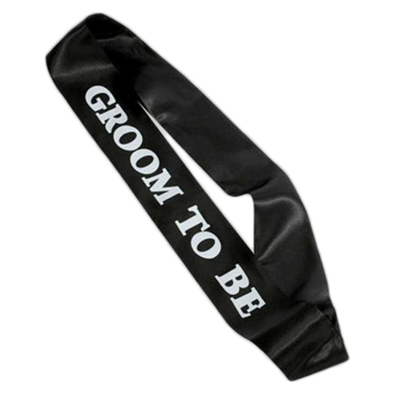 Groom to Be Sash  Large Size Bachelor Party Accessory