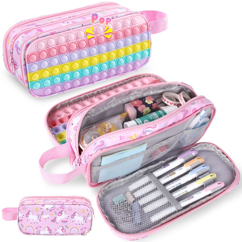 Heart Silicone Pencil Case