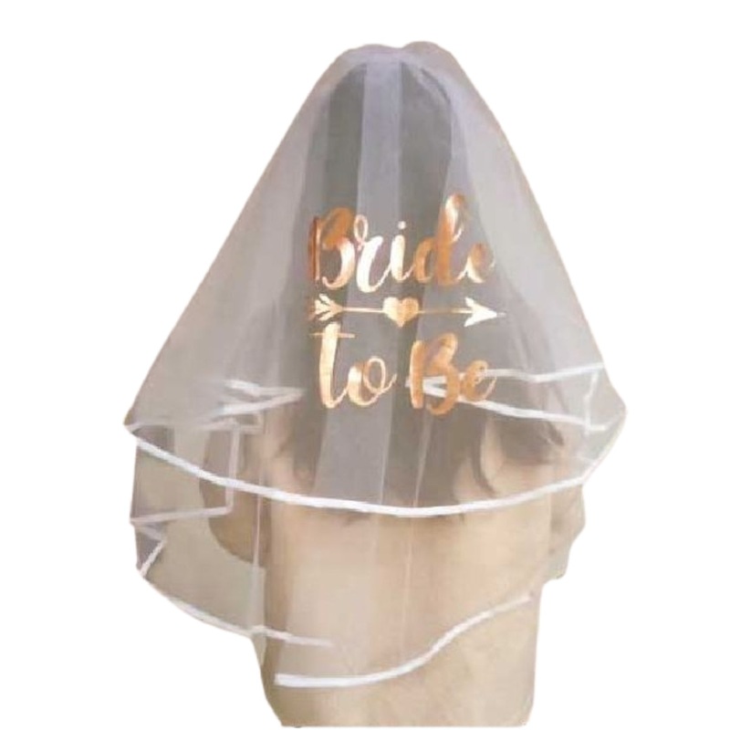 Luxury Bride to Be Rose Gold Printed Sash