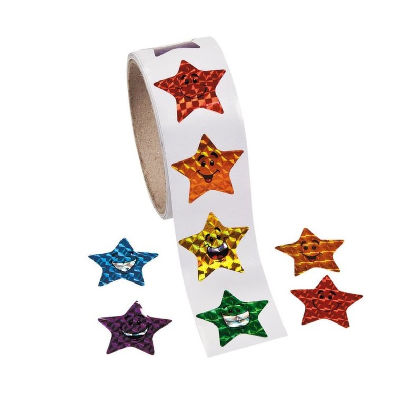 Prism Smiling Stars Sticker Roll