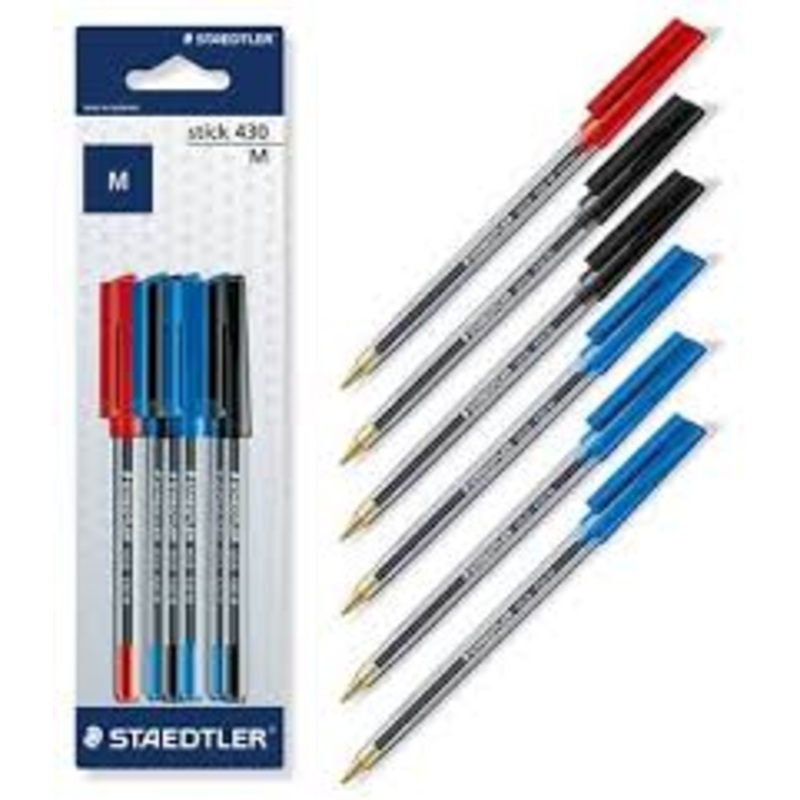 STAEDTLER Card 6 Assorted Ballpoint Pens