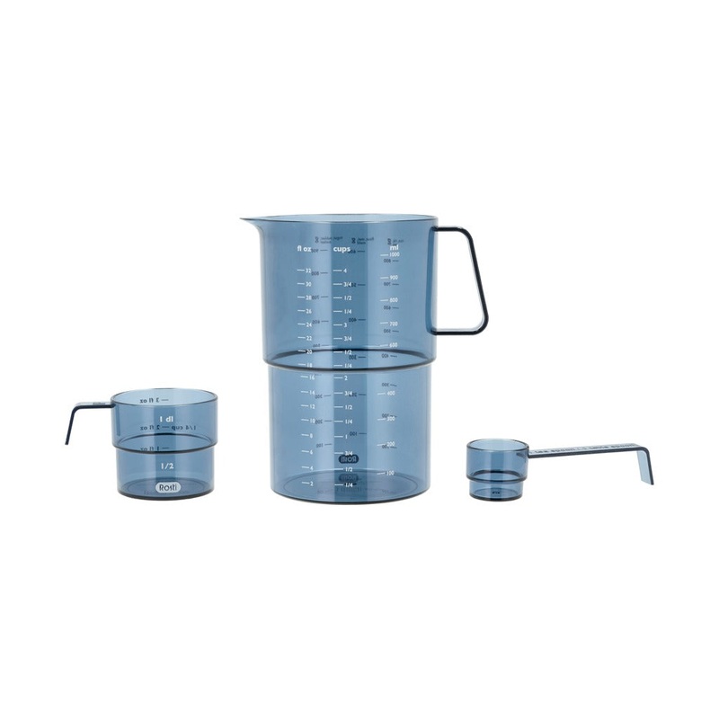 Measuring set Mensura 3 pcs Dusty Blue SAN